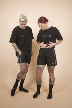 NeoPro Black Sports Shorts