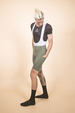 NeoPro Army Green Cargo Bibs