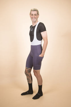 NeoPro Purple Cargo Bibs